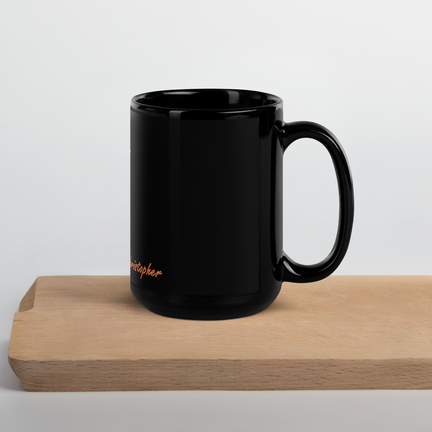 Christopher Art Logo (Black Mug)